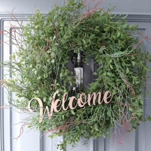 Earthy Welcome Wreath