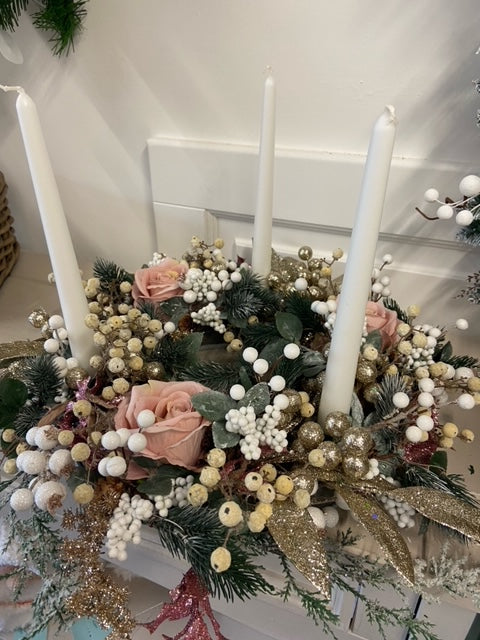 Olivia table centre wreath