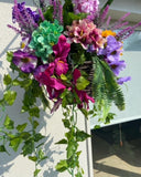 12" Full Floral hanging basket