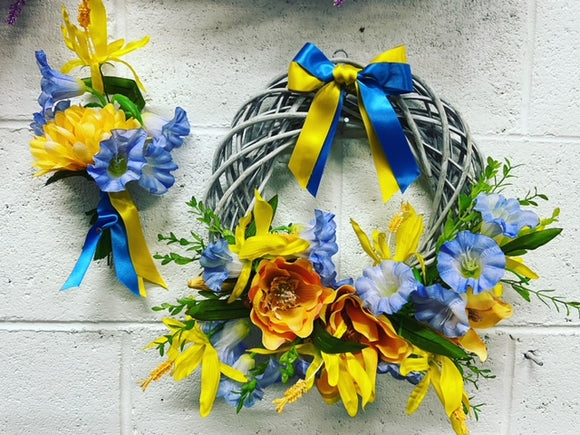 We stand with Ukraine Wreath